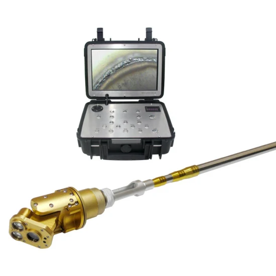 Sistema de cámara de varilla telescópica de inspección de boca de tanque de aceite de tubería de alcantarillado con Zoom automático